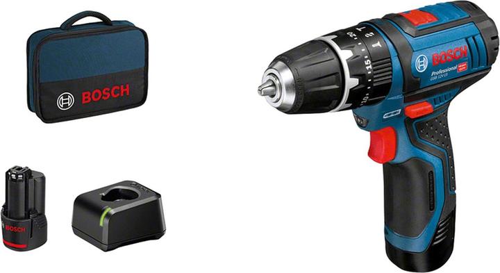 Bosch Professional GSB 12V-15 (Fonctionnement sur batterie)