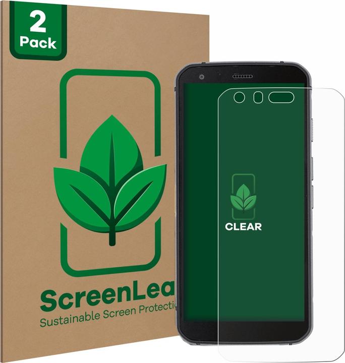 Image du produit ScreenLeaf Film de protection durable Protection d'écran Film clair transparent (2 pièce(s), Cat S62 Pro)