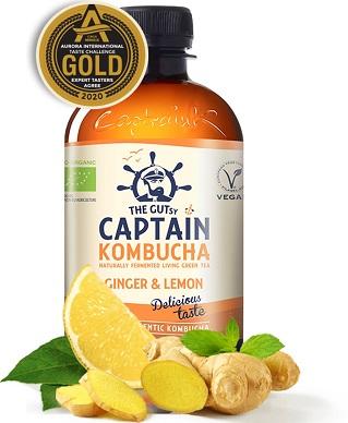 Actual product image Gutsy Captain Kombucha Gingembre Citron (1 pcs., 427 g)