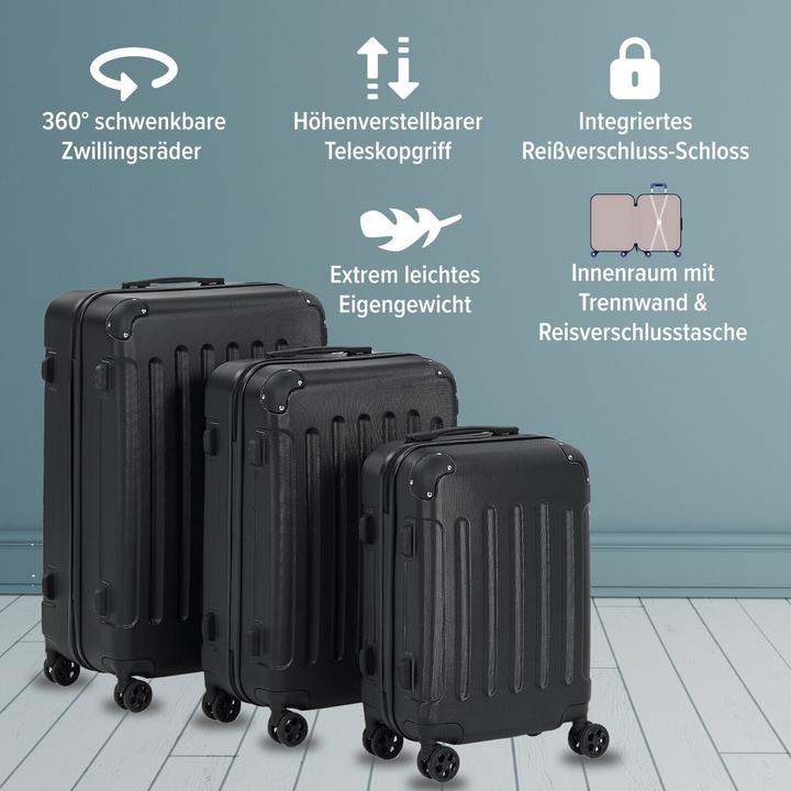 Image du produit Arebos Valise de voyage (94 l, M (50 - 90l), L (90 - 115l), XL (à partir de 115l))