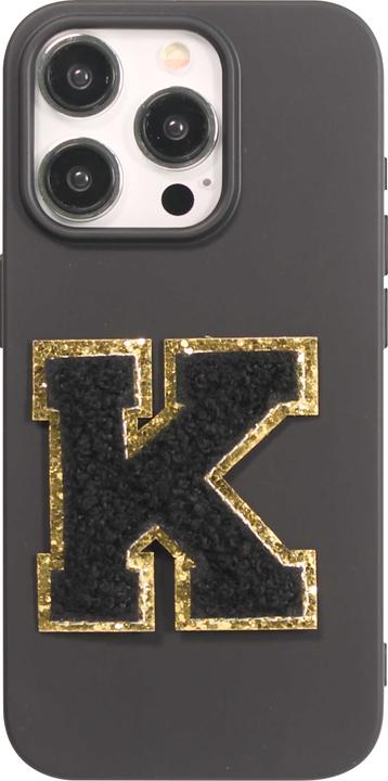 Produktbild PhoneLook Sticker Aufkleber für Handy/Tablet/Computer 3D gestickt Buchstabe K