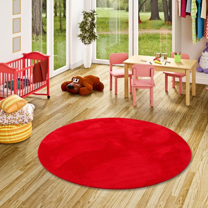 Image du produit Pergamon Kinder Super Soft Fellteppich Pearl Kids Rund (160 x 160 cm)