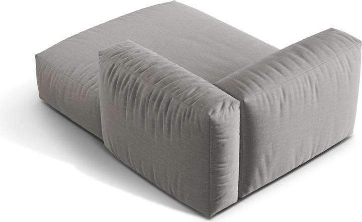 Actual product image Micadoni Modular Chaise Longue Right, "Martina", 1 Seat, 176x123x75 Made in Europe (Chaise longue)