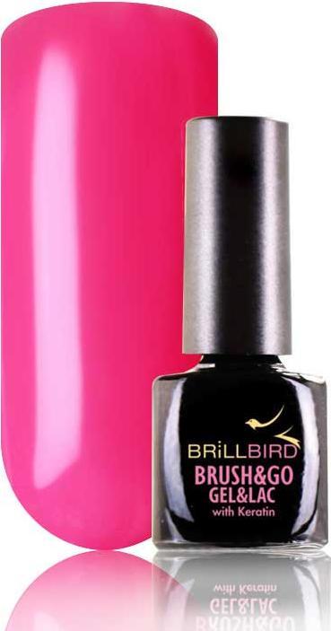 Immagine prodotto BrillBird Brush & go Gel&lac GoGL 61 - 8ml (Smalto per unghie effetto gel)
