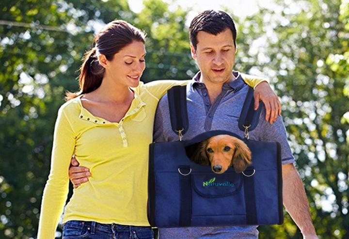 Image du produit Natuvalle Sac de transport (Chat, Chien, Petit animal, Réflecteurs, Respirant, Fermeture de sécurité)