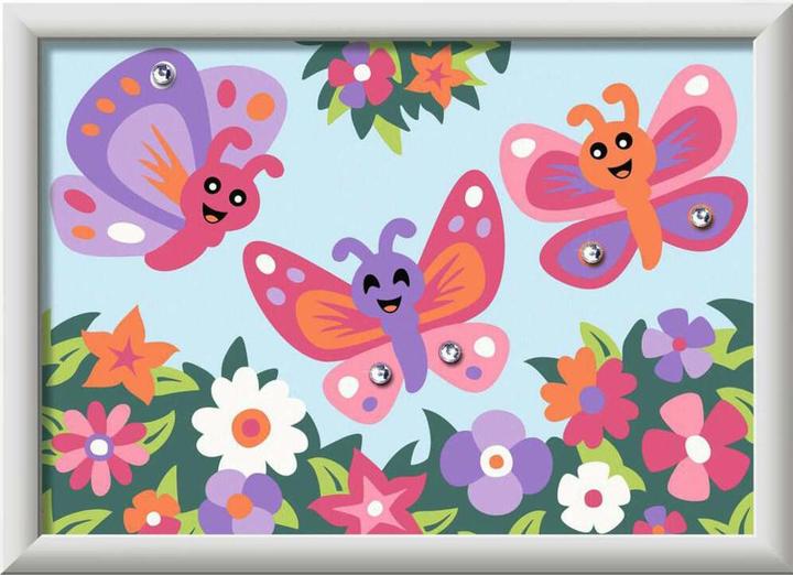 Produktbild Ravensburger Malen nach Zahlen 23763 - Fröhliche Schmetterlinge - Kinder ab 7 Jahren