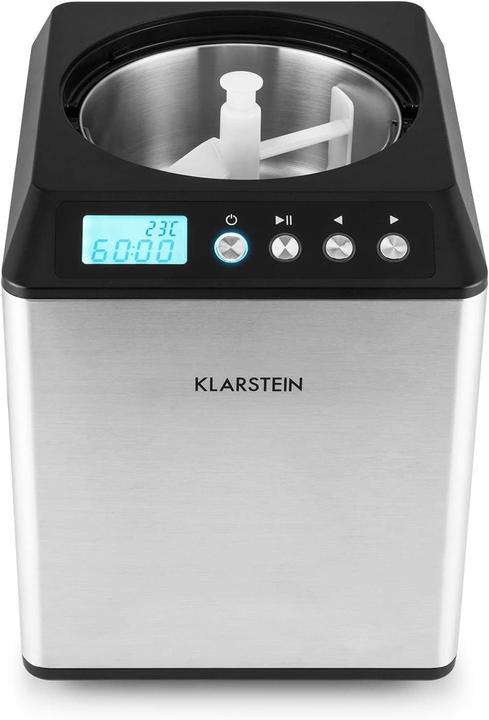 Produktbild Klarstein Vanilla Sky Eismaschine Silberfarben