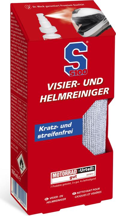Actual product image S100 Visor and helmet cleaner (100 ml)