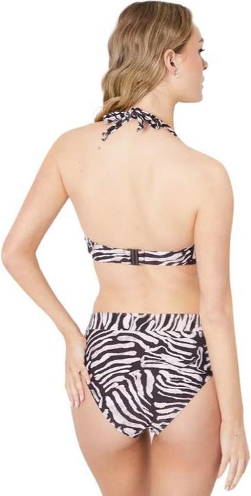 Actual product image Universal Textiles Womens/Ladies Zebra Print Strapless Bikini Top