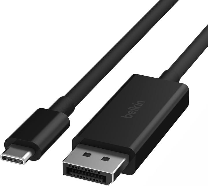 Actual product image Belkin USB-C DISPLAYPORT 1.4 CABLE 2M (2 m, DisplayPort, USB Type C)