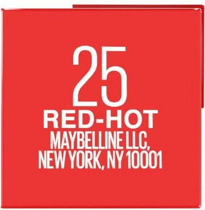 Actual product image Maybelline New York Superstay/Forever Lip (25 Red-Hot)