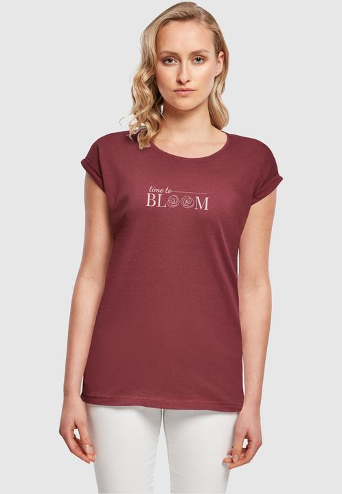 Actual product image Merchcode Ladies Time to bloom - Extended Shoulder Tee - 118693 (M)