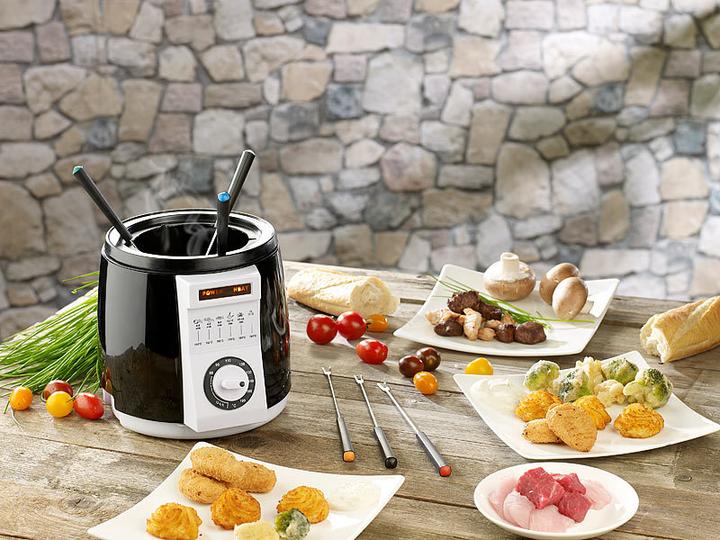 Image du produit Rosenstein & Söhne Friteuse de table compacte avec service à fondue