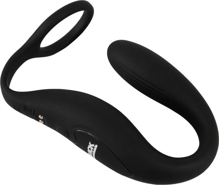 Produktbild Black Velvets Cock ring with RC butt plug (2.60 cm)