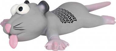 Productafbeelding Trixie Rat of muis latex met bandenspoor 22cm (Speeltje voor honden)
