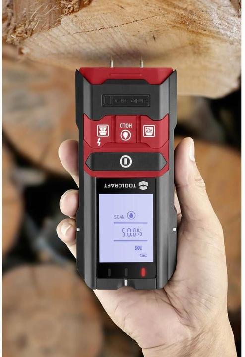 Produktbild Toolcraft Ortungsgerät inkl. Materialfeuchtemessgerät