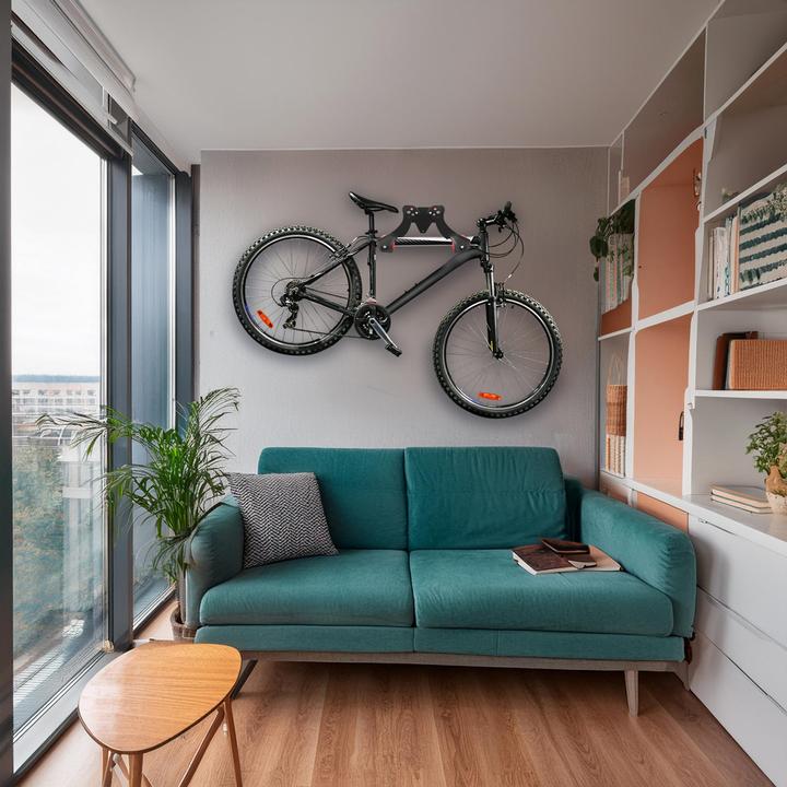 Immagine prodotto Maclean Supporto da parete per bicicletta in acciaio Portata 30 kg MC-449