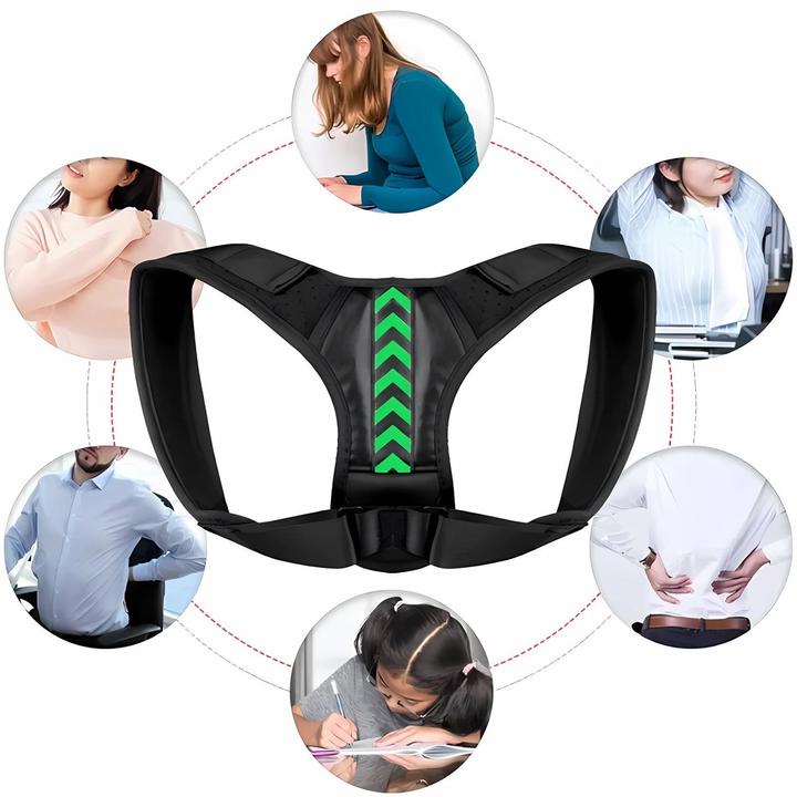Produktbild König Design Rückenhalter Geradehalter Sport Rückenbandage Haltungskorrektur Stabilisator Neu (XXL)