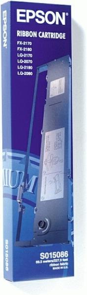 Actual product image Epson Ribbon Nylon black S015086 FX 2170 12 Mio.Z.