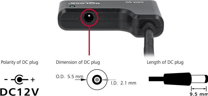 Produktbild Delock Konverter USB 3.0 zu SATA 6 Gb/s