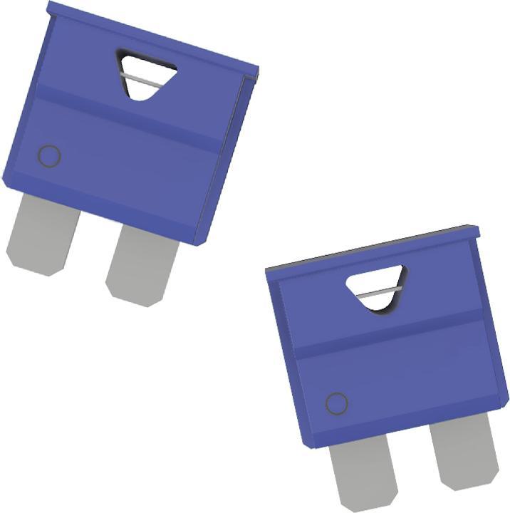 Produktbild Offgridtec 1,5m 4mm² Batteriekabel M8 mit Flachsicherungshalter, 15A Sicherung und Polklemmen