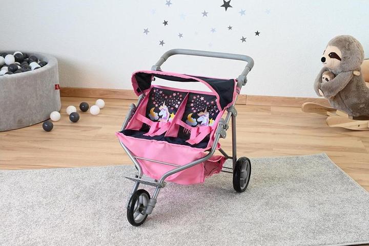 Image du produit Knorrtoys Zwillingspuppenwagen Duo - "Magic Unicorn"