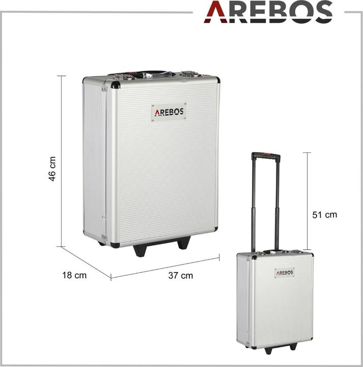 Actual product image Arebos Toolbox (1200 pieces)