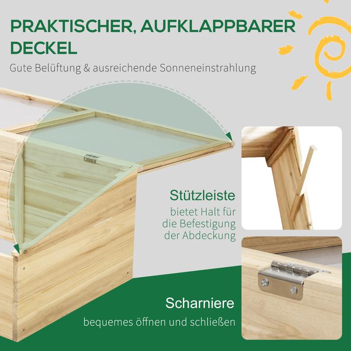 Produktbild Outsunny Gewächshaus aus Holz