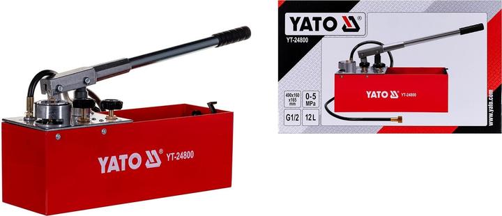 Produktbild Yato Profi Handpumpe für Drucktests