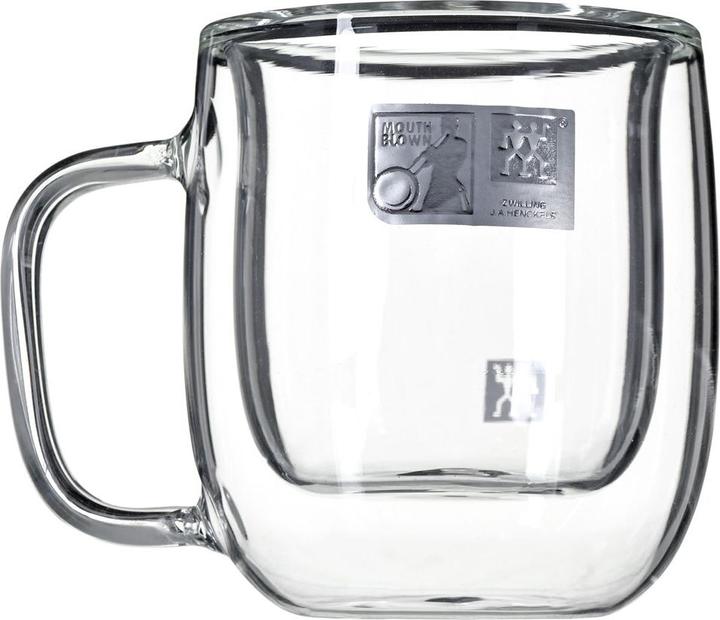 Produktbild Zwilling Sorrento Plus Espressogläser doppelwandig mit Henkel 2er Set (80 ml, 2 x)