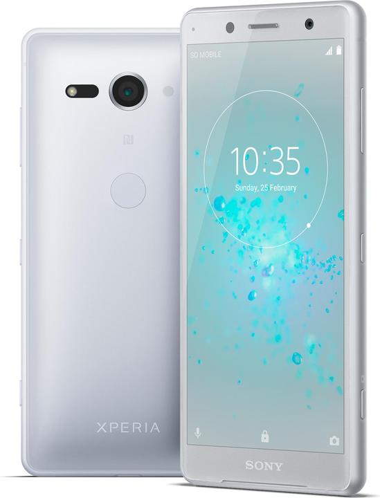 Produktbild Sony Xperia XZ2 Compact EU (64 GB, White Silver, 5", Hybrid Dual SIM, 19 Mpx, 4G)