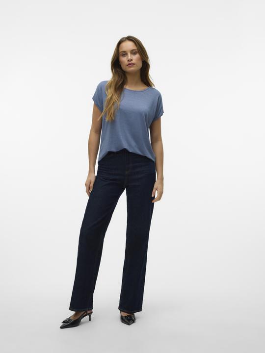 Actual product image Vero Moda Vmlava Glitter Ss Top Stripe Ga (XS)