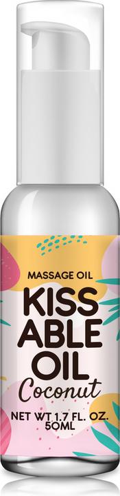 Actual product image Pharmquests Kissable Oil - Coconut - 50 ml (50 ml)