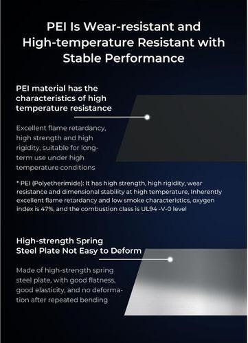 Actual product image Creality Printing platform K1C Smooth PEI build plate
