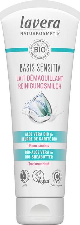 Lavera Reinigungsmilch 2in1 basis sensitiv Milch (Reinigungslotion, 125 ml)