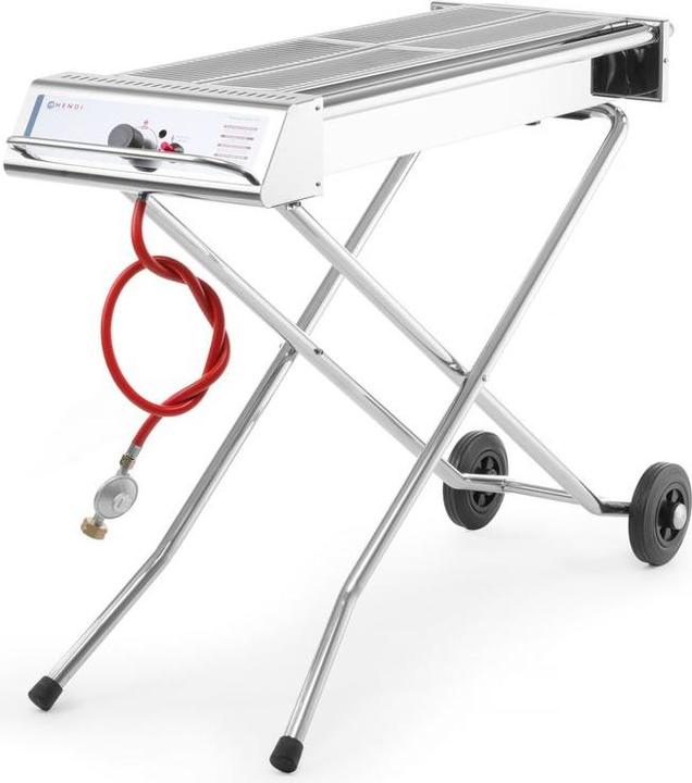 Productafbeelding Hendi Gasgrill Power Grill Xenon-Pro Roestvrij Staal 1120x410x9 (7.50 kW)