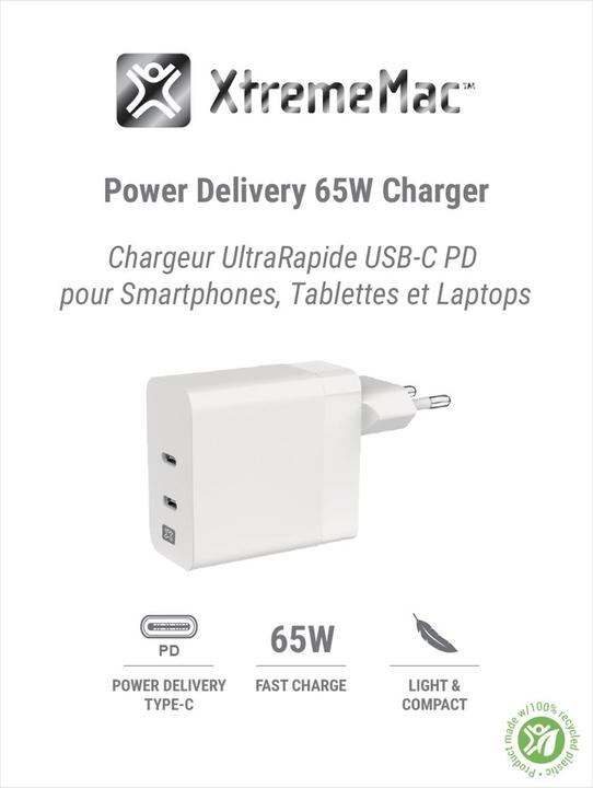 Actual product image XtremeMac Wall Charger (65 W)