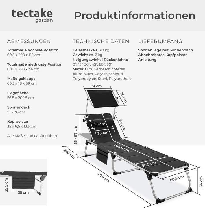 Actual product image tectake Lorella (200 cm)