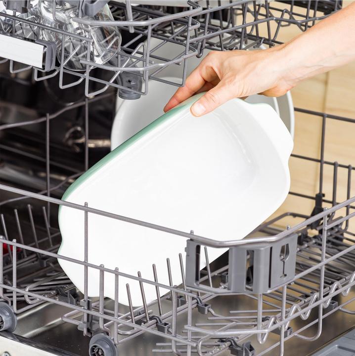 Produktbild KitchenAid Ovenschaal met bamboe deksel - large - pistache groen