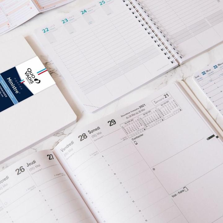 Actual product image Quo Vadis Recharge agenda "Pr'sident S Septembre" 2023/2024 (French)
