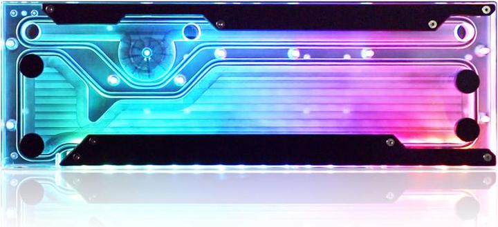 Produktbild Raijintek ACHERON 360 RBW Distro Plate - Acryl, D-RGB