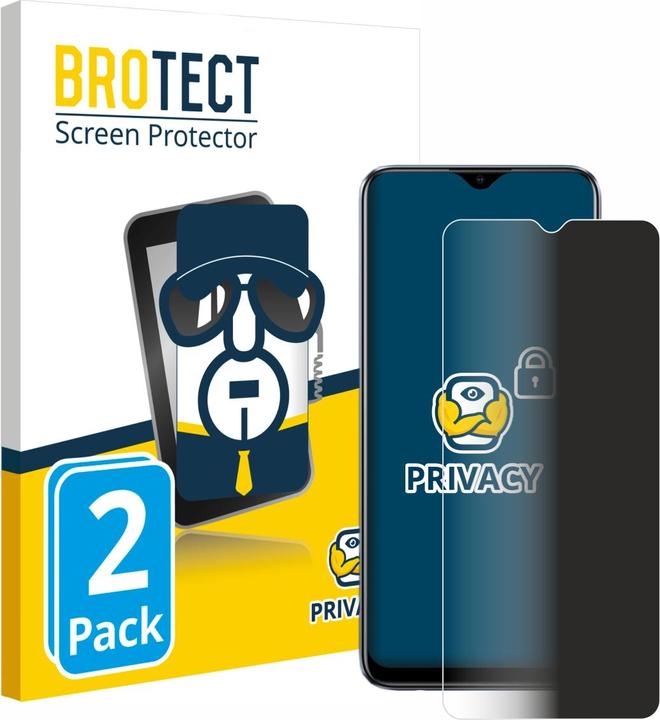 Actual product image BROTECT Privacy Protector (2 Piece, Realme C11 2021)