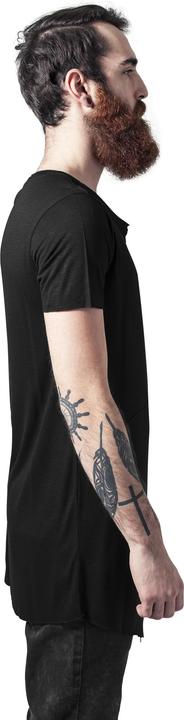Produktbild Urban Classics Long Open Edge Front Zip Tee (XS)