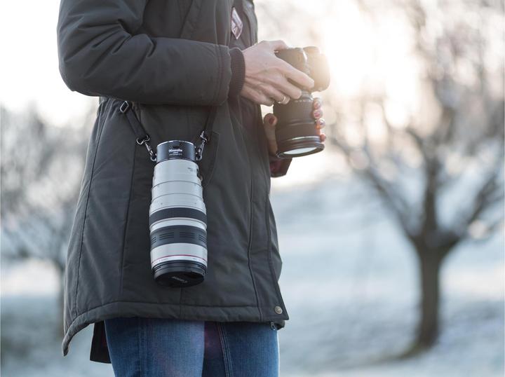 Produktbild Commlite Lens Holder Sony E (Schultergurt)
