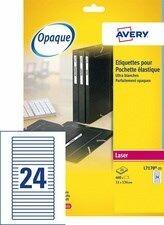 Actual product image Avery Dennison Etiquette de classement adh'sive, 134 x 11 mm, blanc
