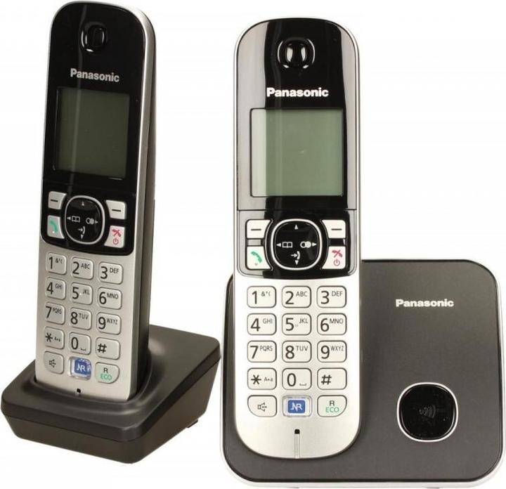 Image du produit Panasonic KX-TG6812 Téléphone DECT Identification de l'appelant