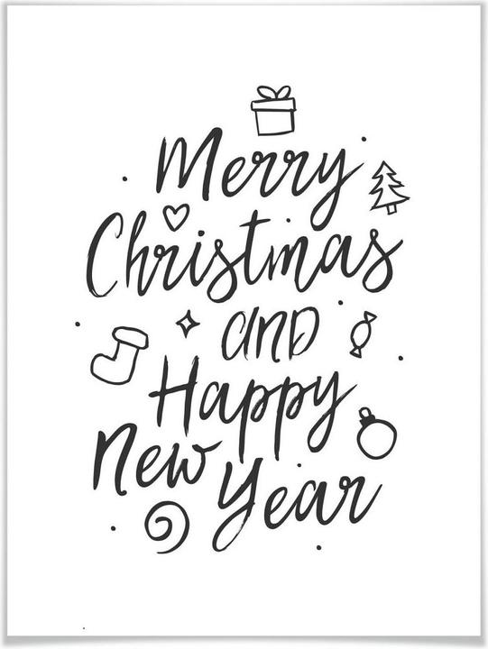 Produktbild Trenddeko Merry Christmas (80 x 100 cm)