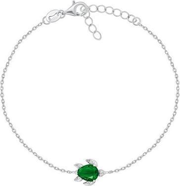Brilio Silver - Charming silver turtle bracelet BRC122WG