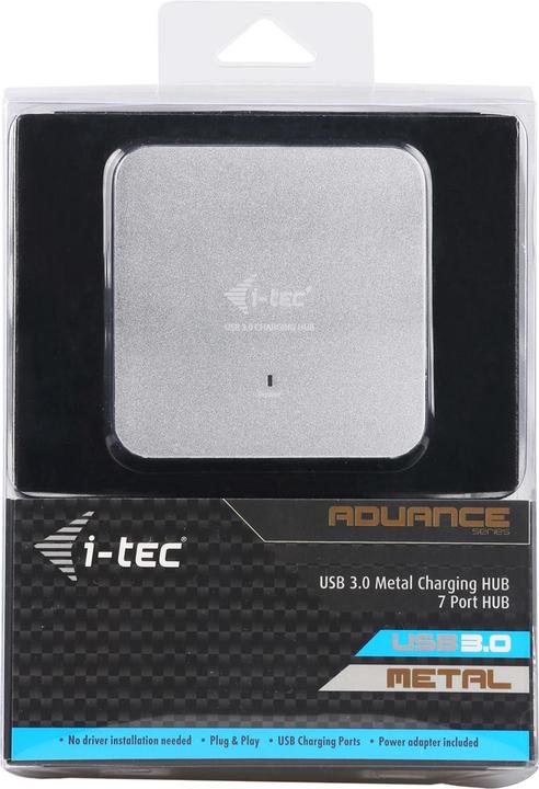 Produktbild i-tec U3HUBMETAL7 (USB-A, 7 Ports)