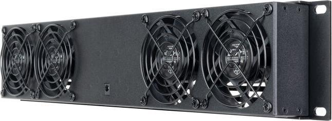 Produktbild Silverstone SST-RCP2B-480 - 2U universal cooling rack panel with 4x 80mm black Fans (80 mm, 1 x)